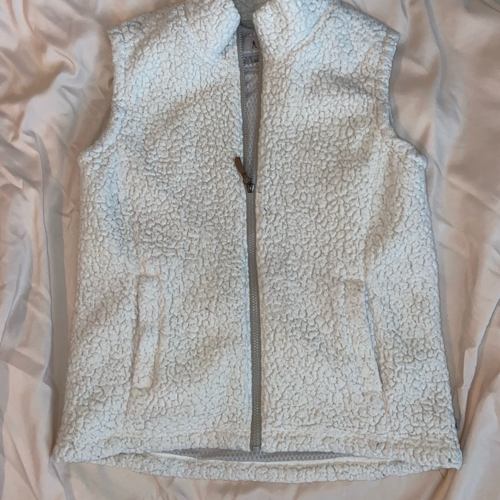 Cream Sherpa Vest